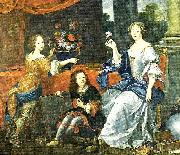 Pierre Mignard mlle de lavalliere and her children, c oil on canvas
